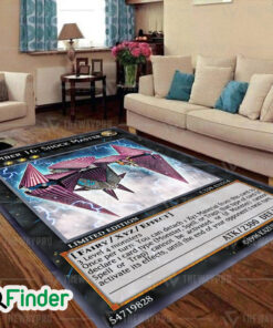 YuGiOh Number 16 Shock Master Custom Trading Card Game Rug