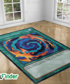 YuGiOh Polymerization Custom Trading Cards Game Rug