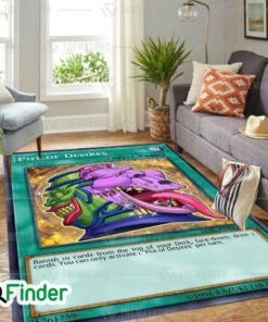 YuGiOh Pot Of Desires Custom Trading Card Game Rug