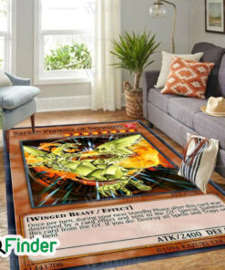 YuGiOh Sacred Phoenix Of Nephthys Custom Trading Card Game Rug