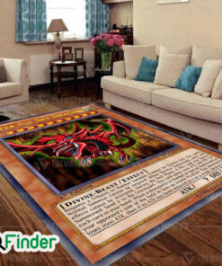 YuGiOh Slifer The Sky Dragon Custom Trading Card Game Rug
