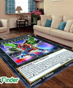 YuGiOh Super Quantal Mech King Great Magnus Custom Trading Card Game Rug