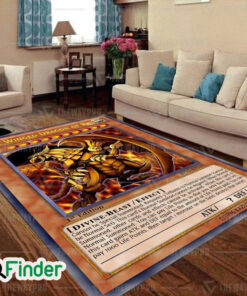 YuGiOh The Winged Dragon Of Ra Custom Trading Card Game Rug