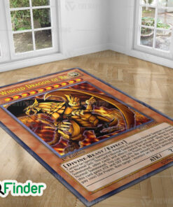 YuGiOh The Winged Dragon Of Ra Custom Trading Cards Game Rug