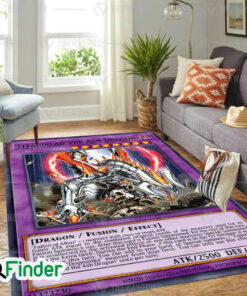 YuGiOh Titaniklad The Ash Dragon Custom Trading Card Game Rug