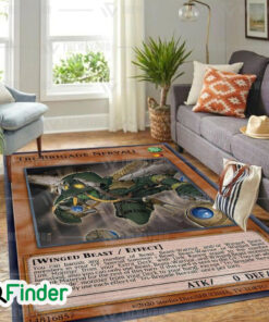 YuGiOh Tri Brigade Nervall Custom Trading Card Game Rug