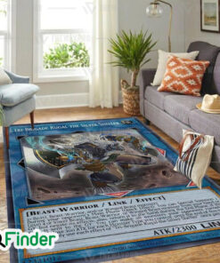 YuGiOh Tri Brigade Rugal The Silver Sheller Custom Trading Card Game Rug
