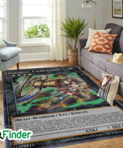 YuGiOh Zoodiac Chakanine Custom Trading Card Game Rug
