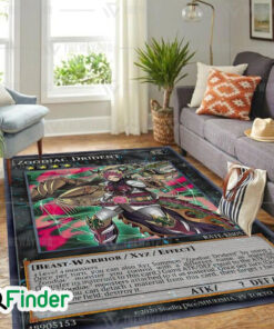 YuGiOh Zoodiac Drident Custom Trading Card Game Rug