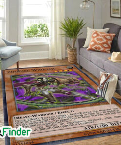 YuGiOh Zoodiac Whiptail Custom Trading Card Game Rug