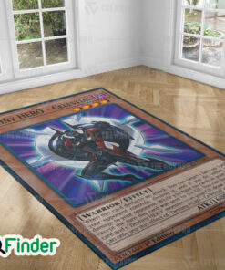 YugiOh Destiny HERO Celestial Custom Trading Cards Game Rug