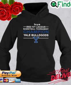2022 Ivy League Basketball Tournament Champion Yale Bulldgods Hoodie