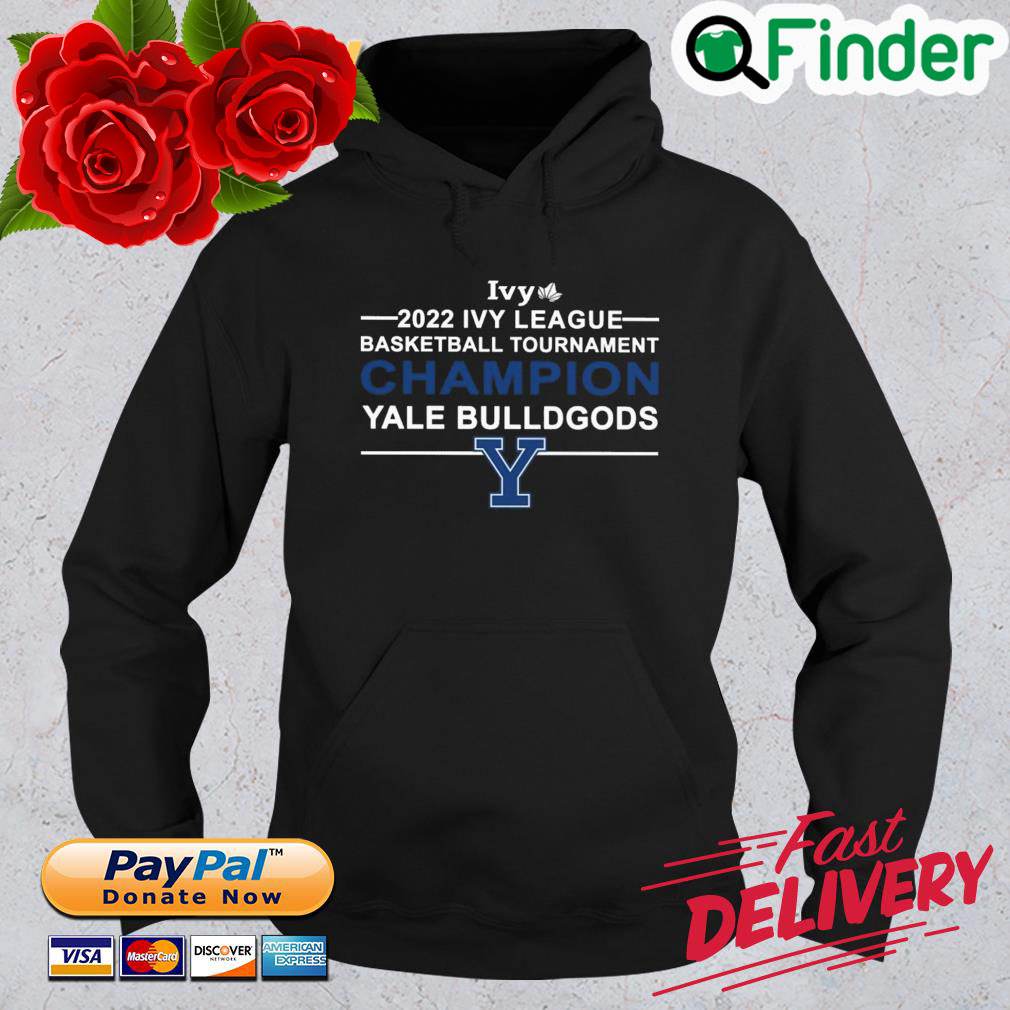 2022 Ivy League Basketball Tournament Champion Yale Bulldgods Hoodie 2022 Ivy League Basketball Tournament Champion Yale Bulldgods Hoodie