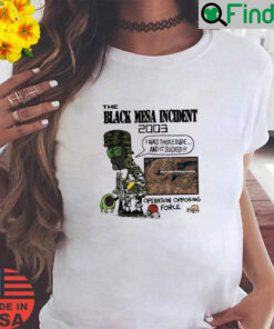 Bart Simpson The Black Mesa Incident 2003 T Shirt