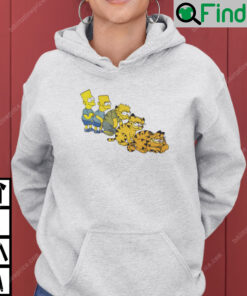 Bart To Garfield Animorph Hoodie