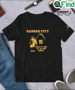 Grim Reaper Chiefs Football Man Cave Patrick Mahomes Shirts