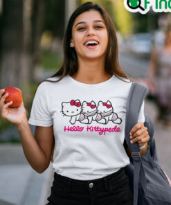Hello Kittypede The Human Centipede T Shirt