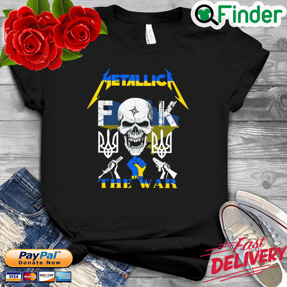 Metallica fuck stop the war shirt Metallica fuck stop the war shirt