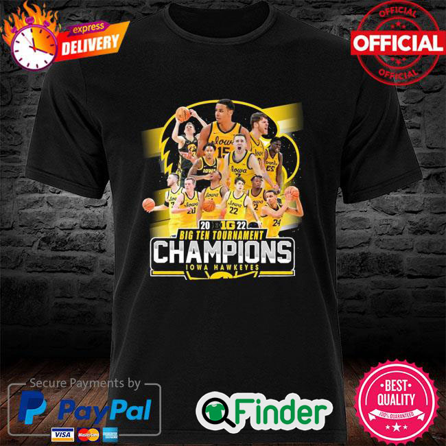 Official Iowa Hawkeyes football 2022 Big ten tournament champions shirt Official Iowa Hawkeyes football 2022 Big ten tournament champions shirt