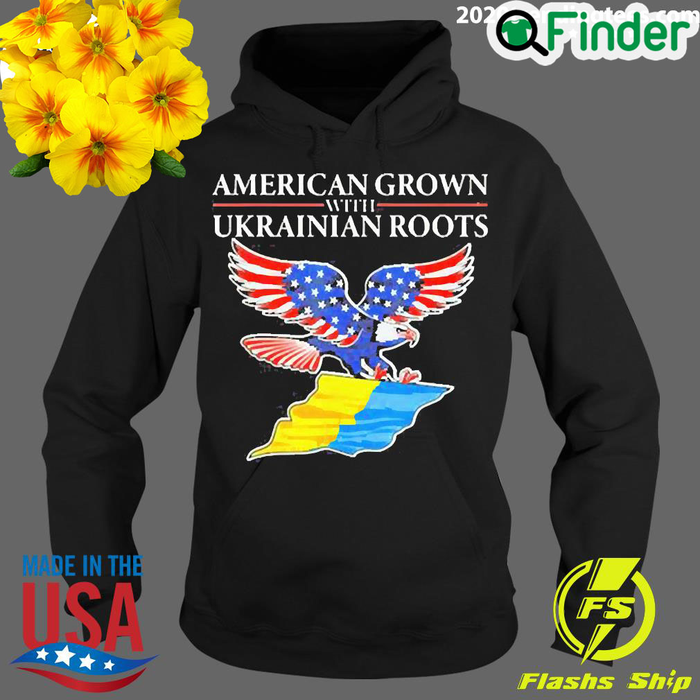 Official eagles American Grown With Ukrainian Root Hoodie Official eagles American Grown With Ukrainian Root Hoodie