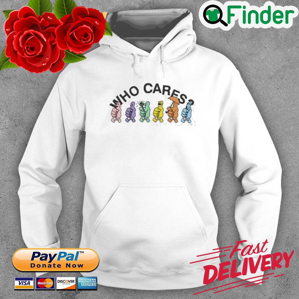 Rex Orange County Store Merch Who Cares White Hoodie Rex Orange County Store Merch Who Cares White Hoodie