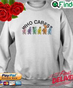 Rex Orange County Store Merch Who Cares White Sweatshirt
