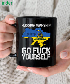 Russian Warship Go F Yourself Stand With Ukraine Mug