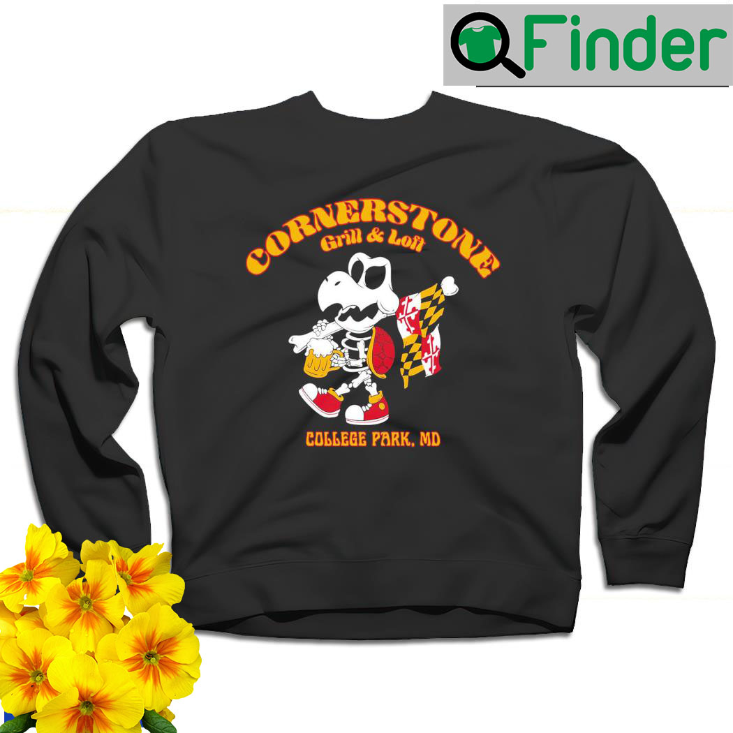 Skeleton Turtle Cornerstone Grill and Loft College Park MD sweatshirt Skeleton Turtle Cornerstone Grill and Loft College Park MD sweatshirt