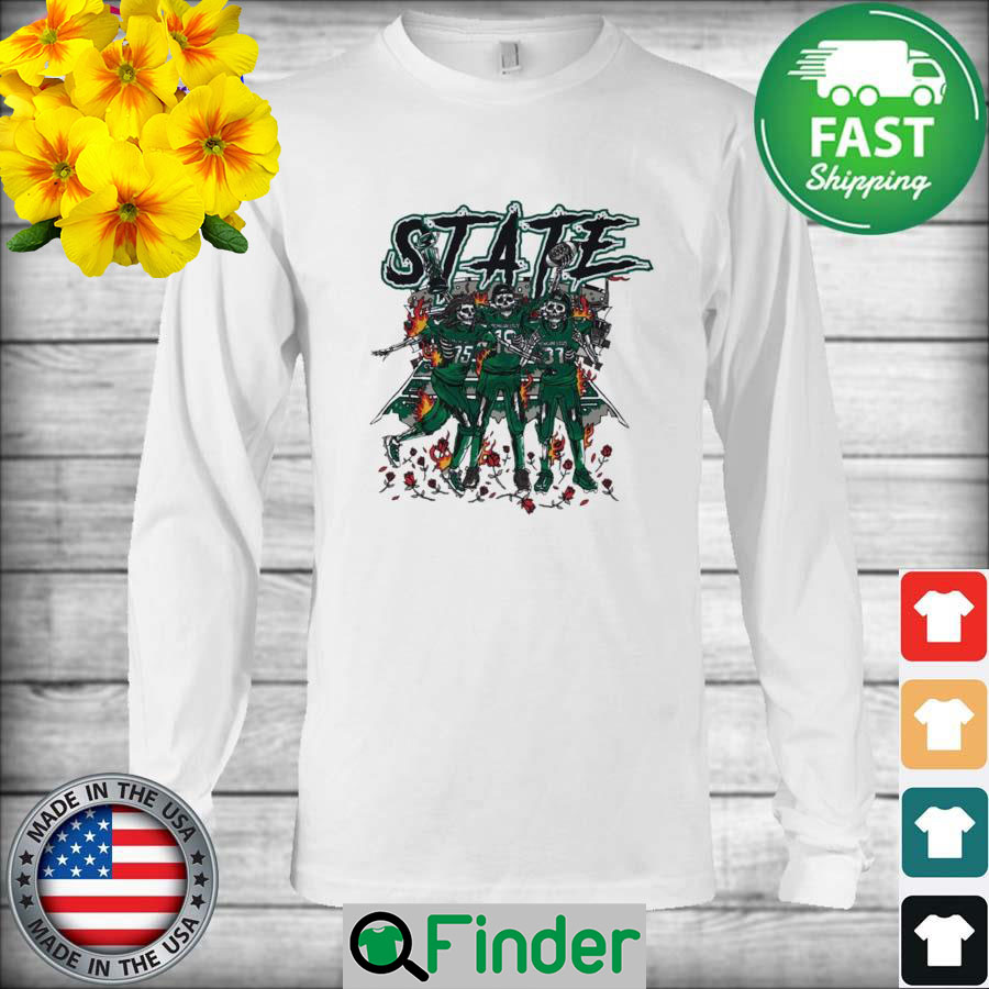 Skeletons Sana Detroit Michigan State Long Sleeve Skeletons Sana Detroit Michigan State Long Sleeve