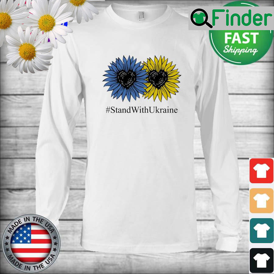 Stand with Ukraine Sunflower Long Sleeve Stand with Ukraine Sunflower Long Sleeve