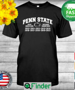 The Penn State 2022 NCAA Wrestling National Champions 1953 2022 shirt