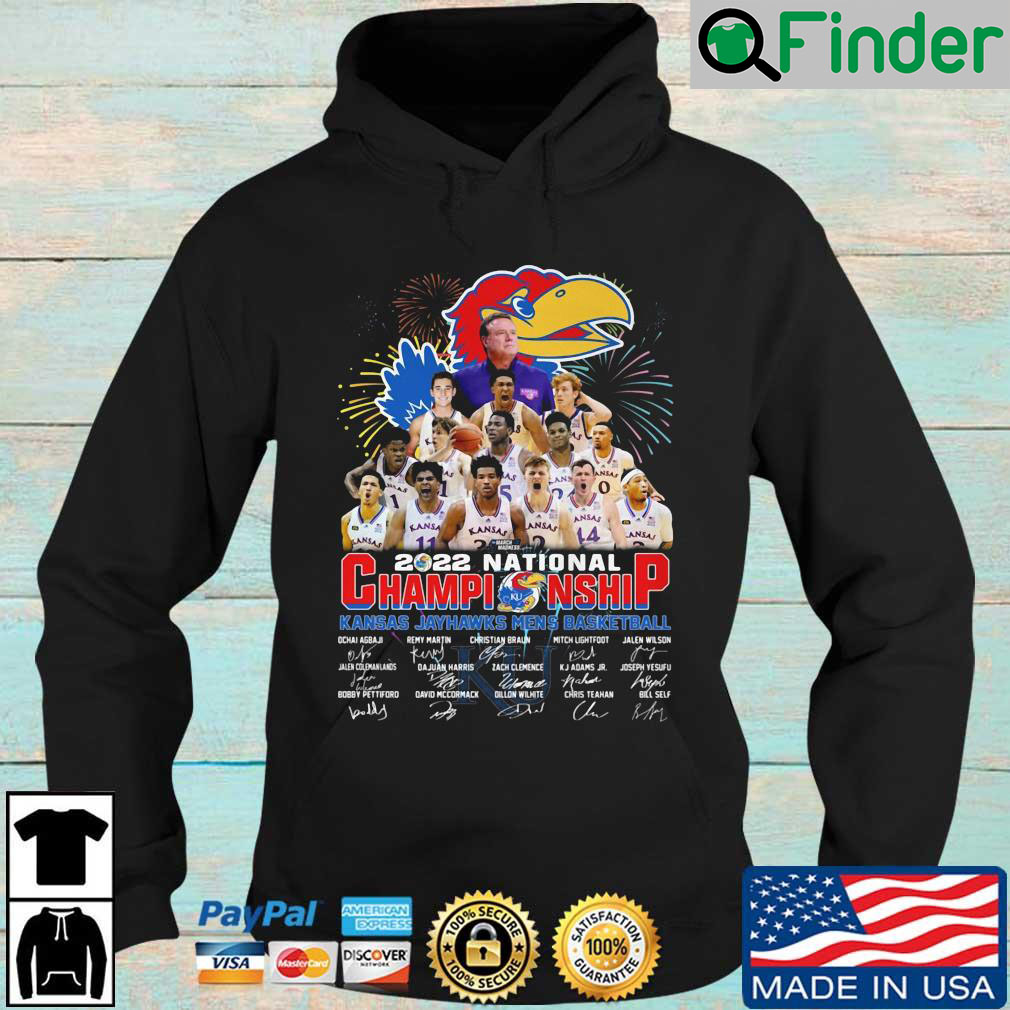 2022 national championship Kansas Jayhawks mens basketball signatures Hoodie 2022 national championship Kansas Jayhawks mens basketball signatures Hoodie