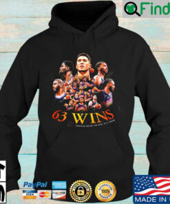 63 Wins Franchise Record For Wins In A Season Phoenix Suns Hoodie