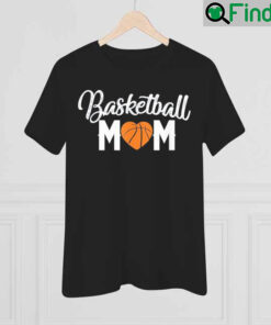 Basketball Mom Cute Heart Mothers T Shirt