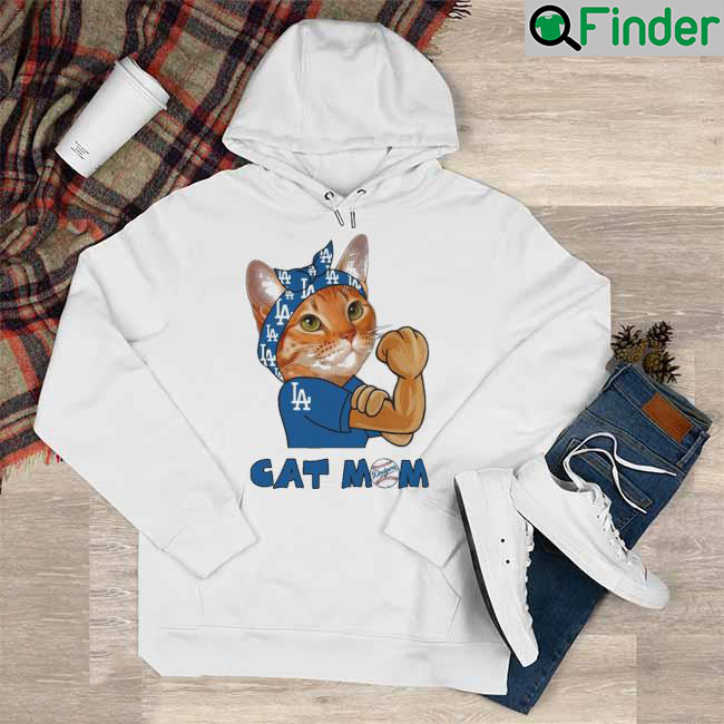 Cat Mom Los Angeles Dodgers Happy Mothers day 2022 Hoodie Cat Mom Los Angeles Dodgers Happy Mothers day 2022 Hoodie