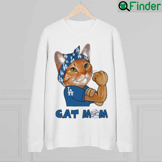 Cat Mom Los Angeles Dodgers Happy Mothers day 2022 sweatshirt Cat Mom Los Angeles Dodgers Happy Mothers day 2022 sweatshirt