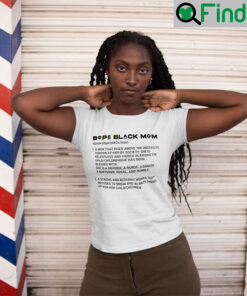 Dope Black Mom Definition T Shirt