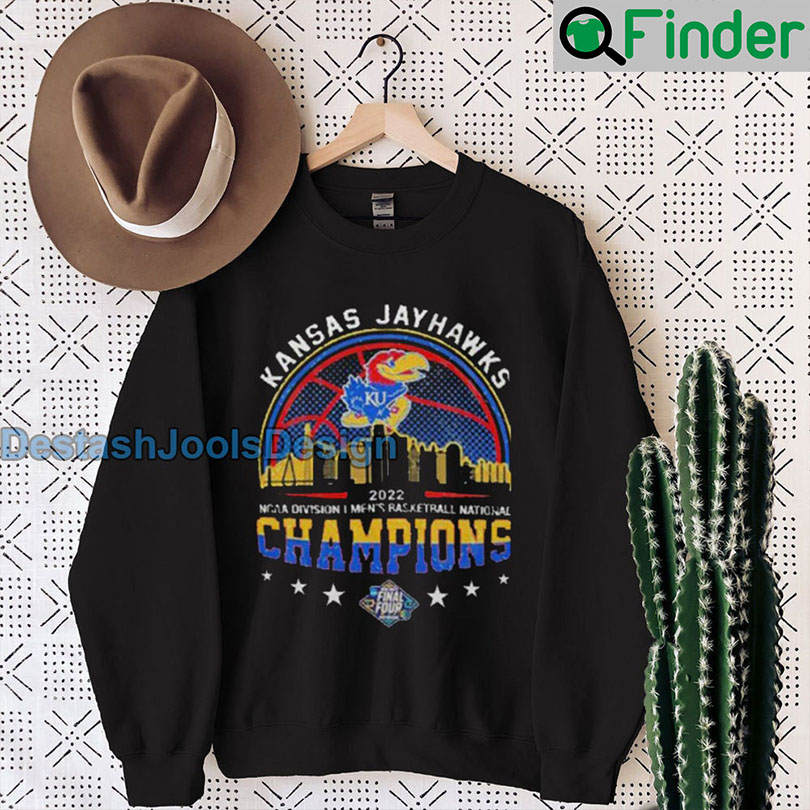 Kansas Jayhawks Champions National Championship Sweatshirt Kansas Jayhawks Champions National Championship Sweatshirt