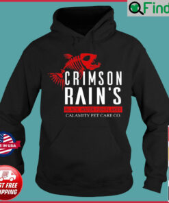 Maybejamescheek Crimson Rains Hoodie