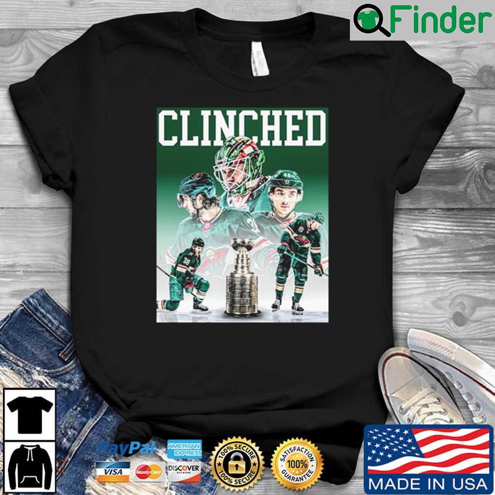 Minnesota Wild Trophy 2022 Clinched Stanley Cup Playoffs Shirt Minnesota Wild Trophy 2022 Clinched Stanley Cup Playoffs Shirt