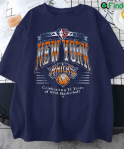 New York Knicks Nba 75th Anniversary T Shirt