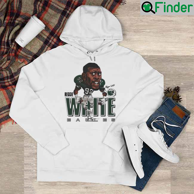 Reggie White Philadelphia Football Legend Retro Caricature Hoodie Reggie White Philadelphia Football Legend Retro Caricature Hoodie