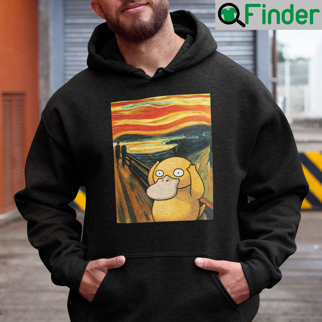 Scream Pokemon Psyduck Hoodie Scream Pokemon Psyduck Hoodie