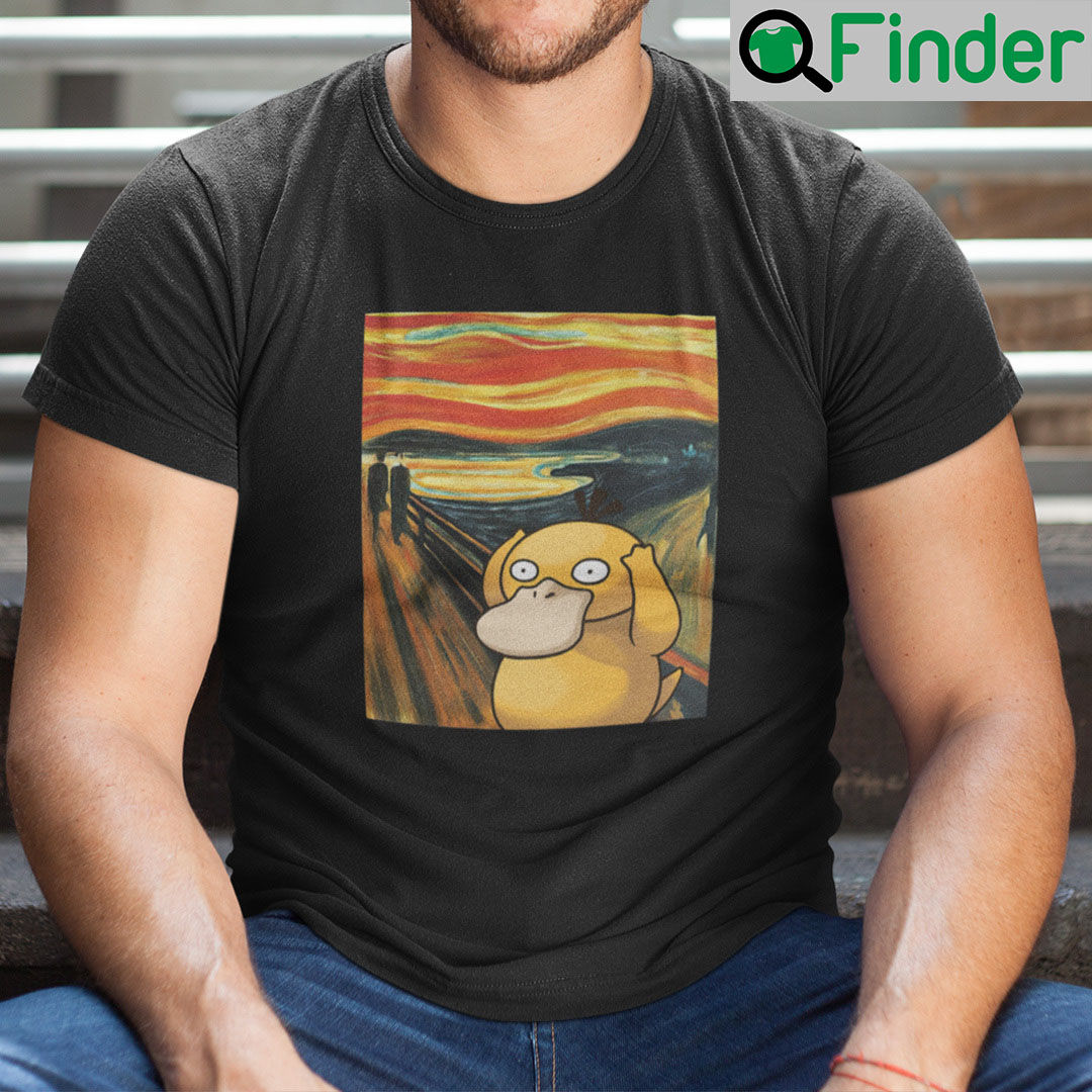 Scream Pokemon Psyduck T Shirt Scream Pokemon Psyduck T Shirt