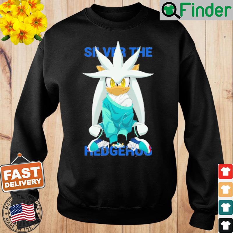 Silver The Hedgehog Sonic Movie 2 Sweatshirt Silver The Hedgehog Sonic Movie 2 Sweatshirt
