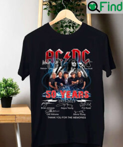 ACDC 50 Years Anniversary 1973 – 2023 Shirt