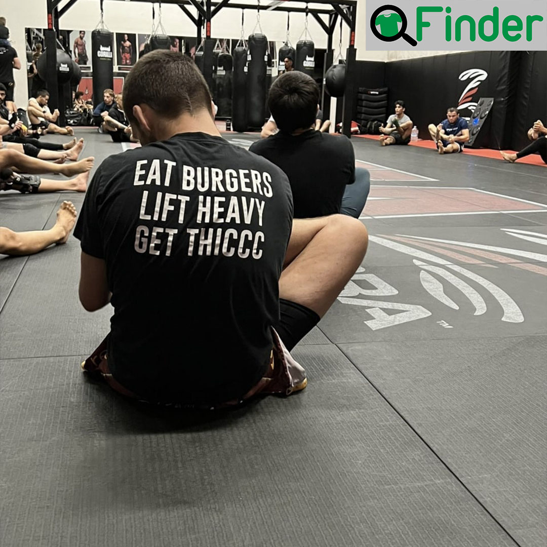 Eat Burgers Lift Heavy Get Thick Khabib Nurmagomedov Shirt Eat Burgers Lift Heavy Get Thick Khabib Nurmagomedov Shirt