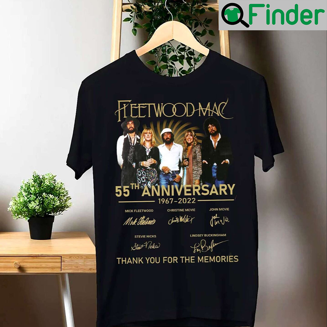 Fleetwood Mac 55th Anniversary 1967 2022 Band T Shirt Fleetwood Mac 55th Anniversary 1967 2022 Band T Shirt