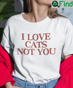 I Love Cats Not You Suho Exo Shirt