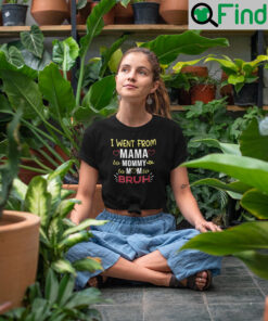 I Went From Mama To Mommy To Mom To Bruh T Shirt